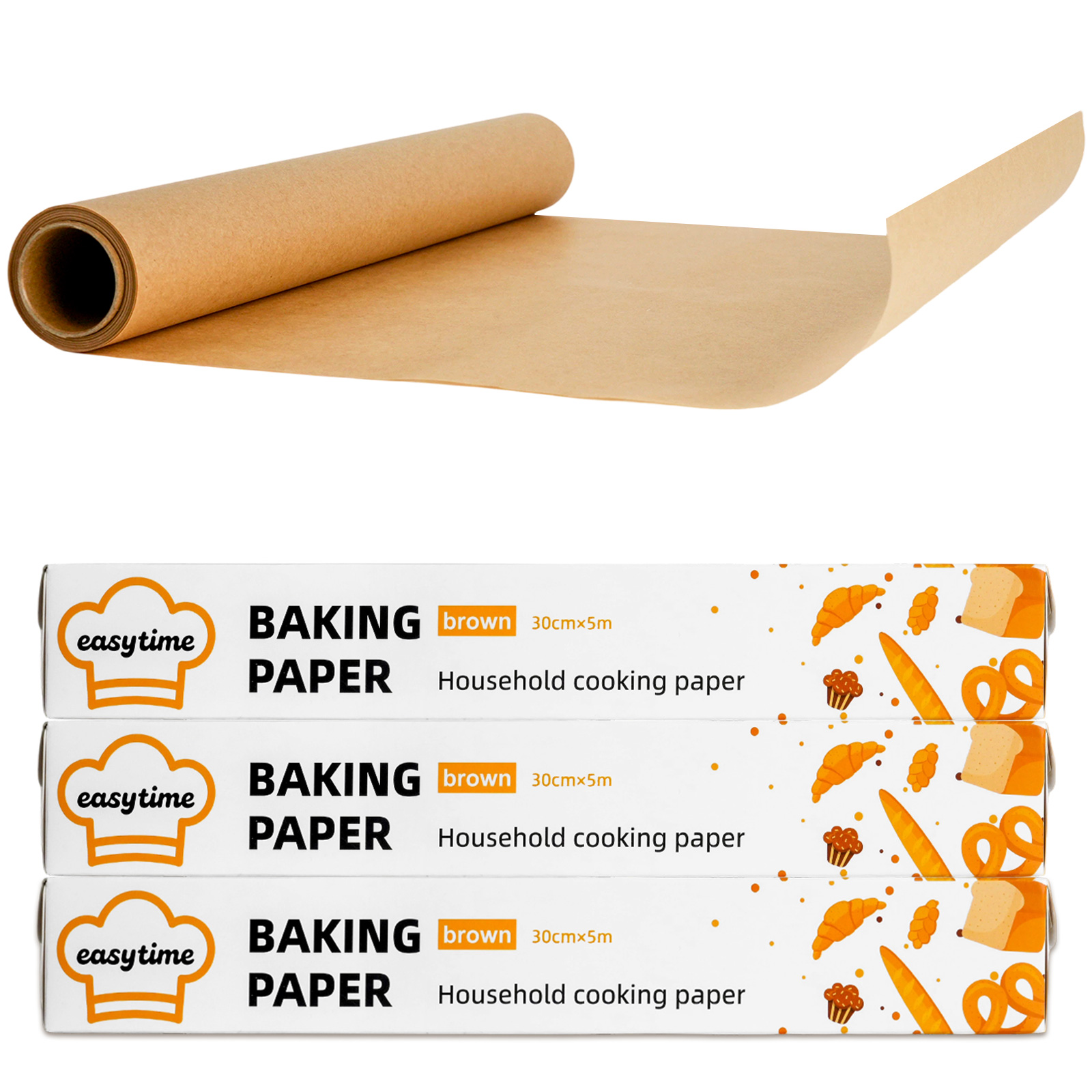 Non-stick Parchment Paper Roll - Kitchen Roll Baking avaliação e preço