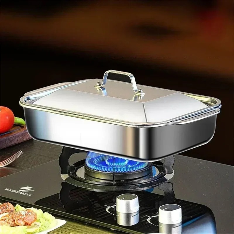 Stainless Steel Baking Pan Cak - Kitchen Oven Baking Pans avaliação e preço