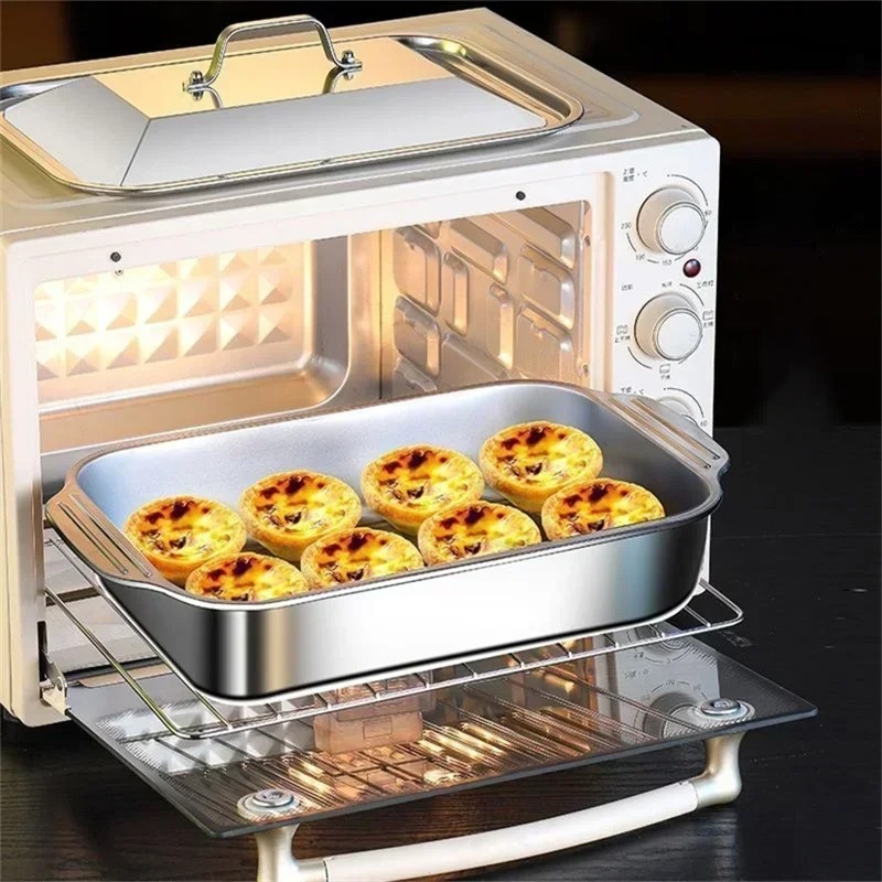 Stainless Steel Baking Pan Cak - Kitchen Oven Baking Pans avaliação e preço
