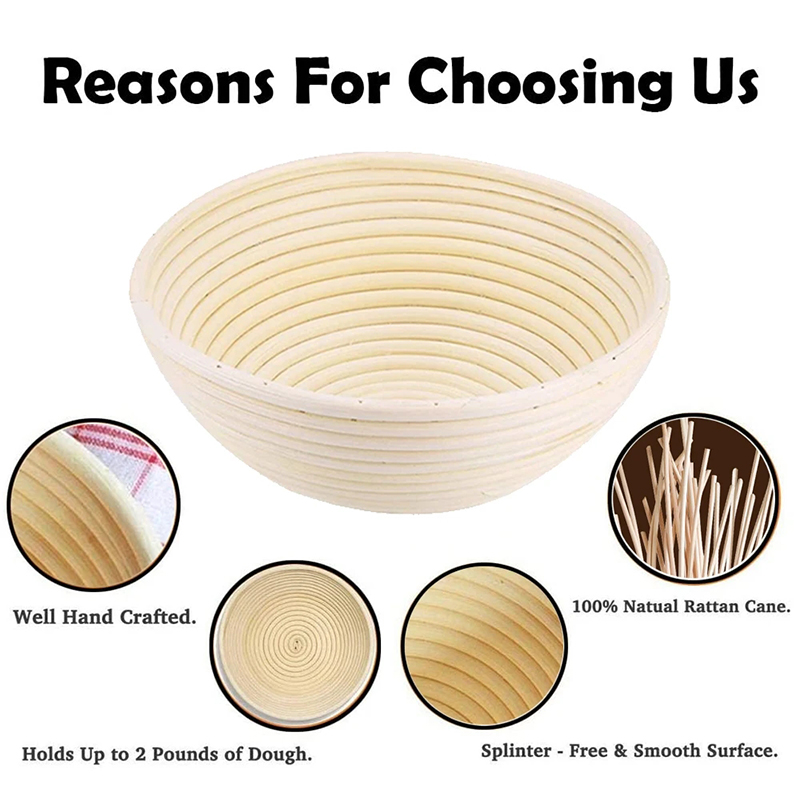 LMETJMA Bread Proofing Basket  - Proofing Basket Banneton avaliação e preço