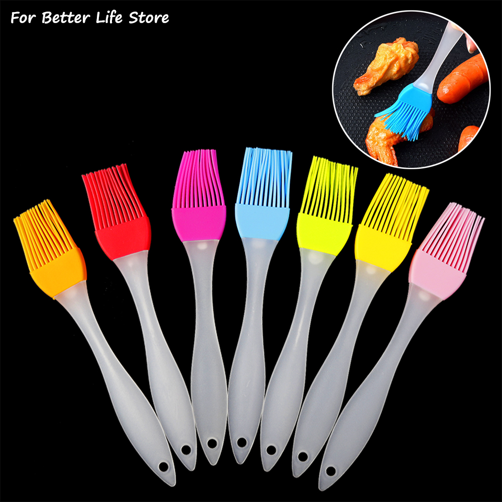 1Pcs 7 Colour Food Silicone Br - Pastry Brush Silicone avaliação e preço