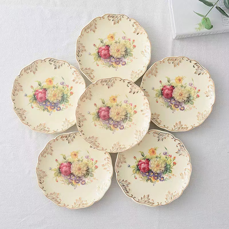 Rose Flower Hand Painted Coffe - Cake Board Round avaliação e preço