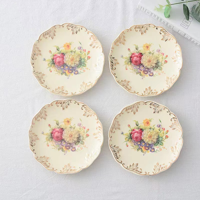 Rose Flower Hand Painted Coffe - Cake Board Round avaliação e preço