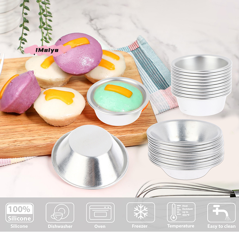 10Pcs Aluminum Alloy Puto Cake - Kitchen Oven Baking Pans avaliação e preço