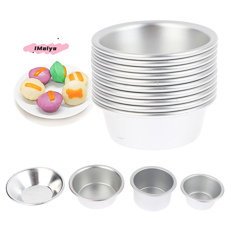 10Pcs Aluminum Alloy Puto Cake - Kitchen Oven Baking Pans avaliação e preço