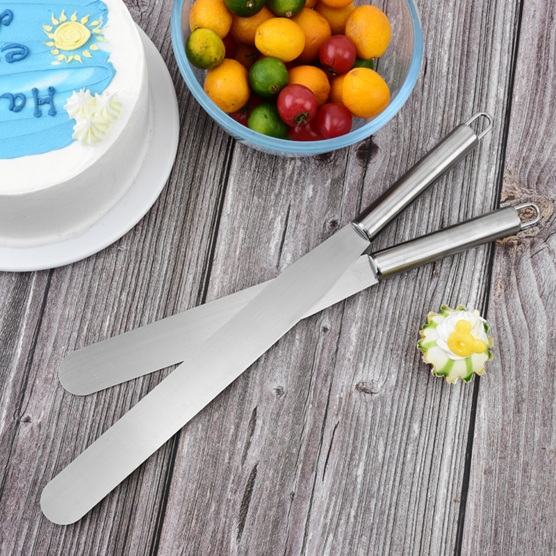 Stainless Steel Tube Handle Ca - Offset Spatula Set avaliação e preço