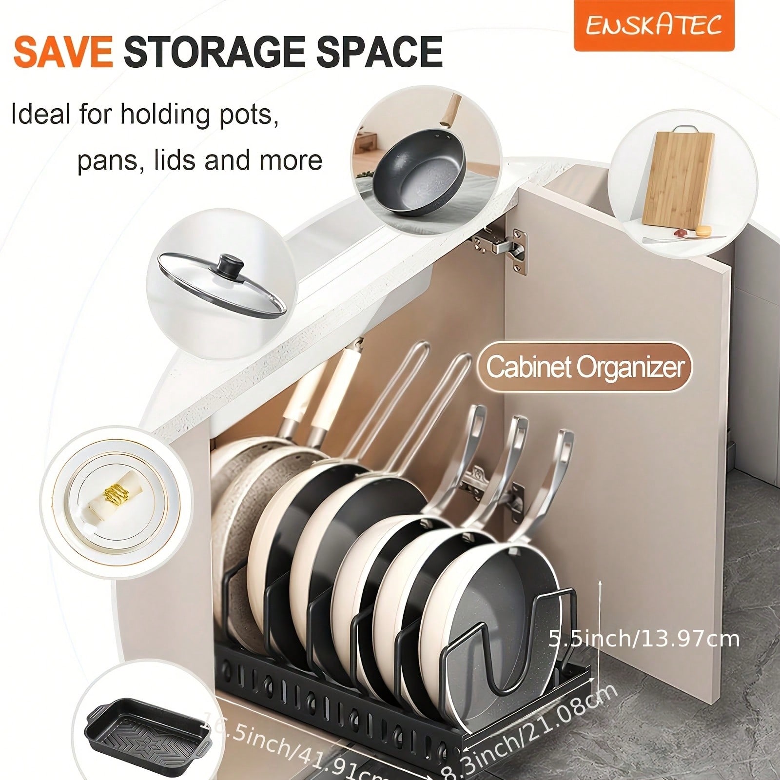 1/2pcs Cabinet Pull-Out Storag - Kitchen Baking Cabinet avaliação e preço