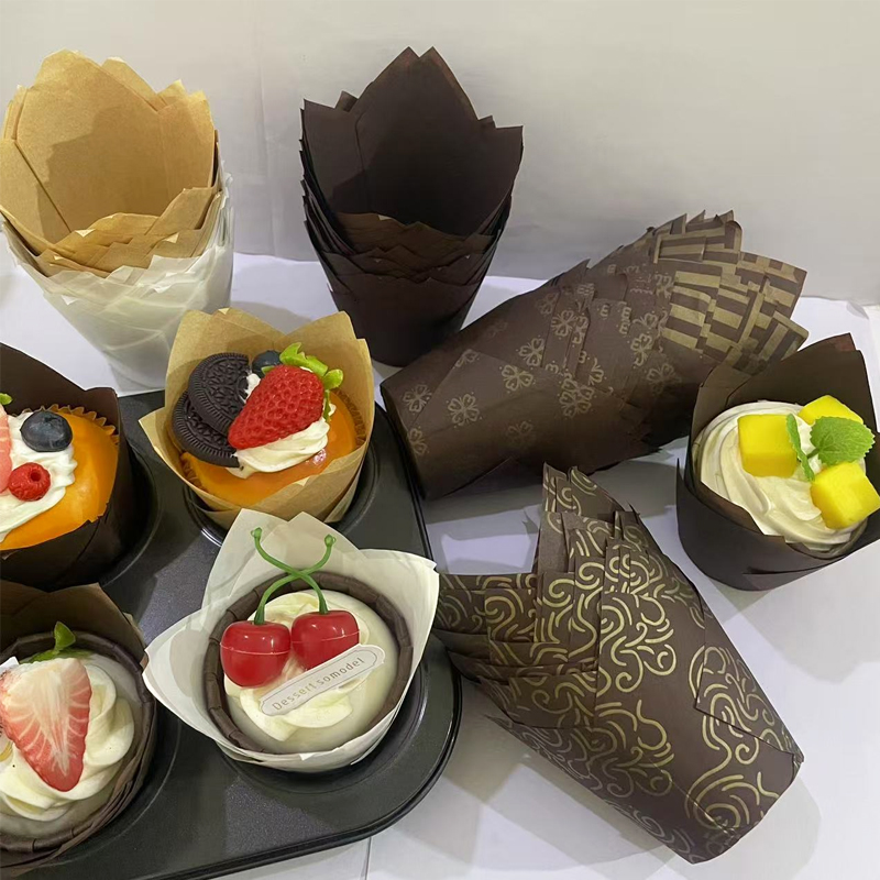 50Pcs/100Pcs/200Pcs Tulip Cake - Kitchen Baking Essentials avaliação e preço