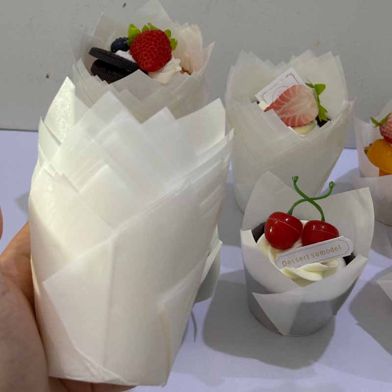 50Pcs/100Pcs/200Pcs Tulip Cake - Kitchen Baking Essentials avaliação e preço