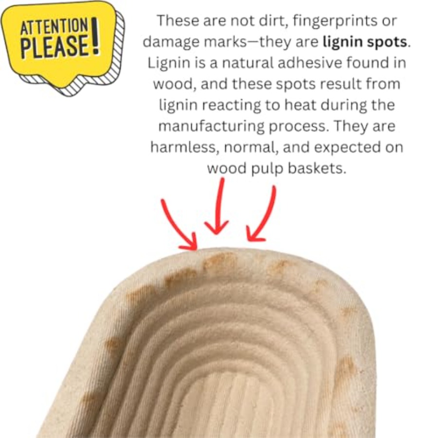 Oval 750g Groove Banneton Brea - Proofing Basket Banneton avaliação e preço