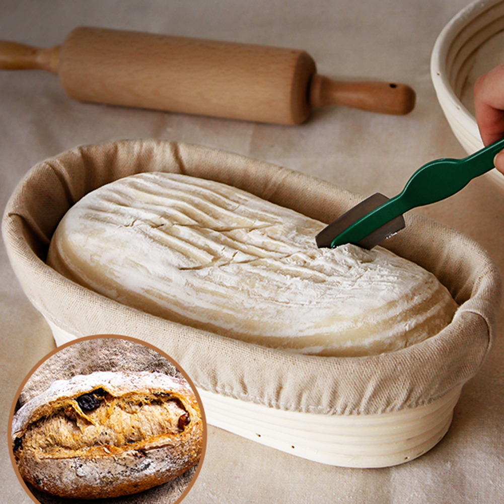 Oval Baking Tools Banneton Set - Proofing Basket Banneton avaliação e preço