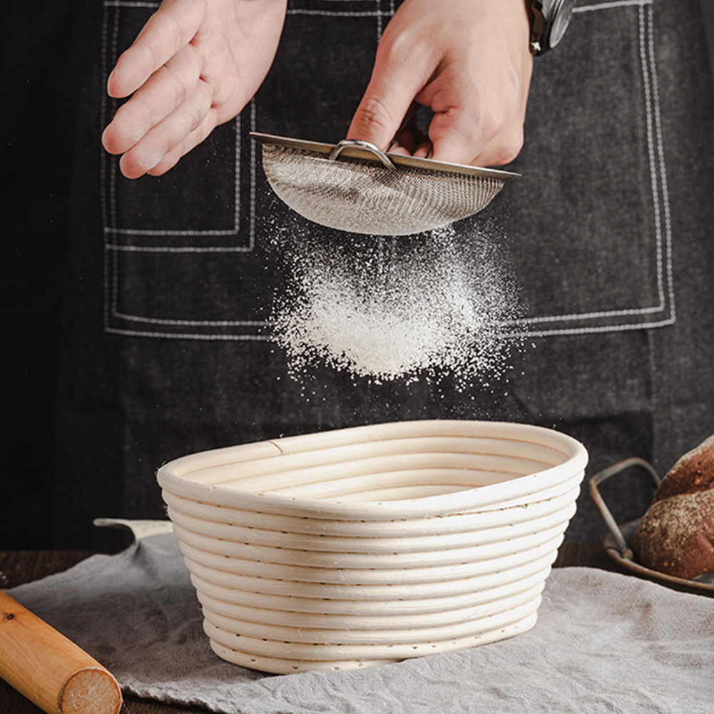 Oval Baking Tools Banneton Set - Proofing Basket Banneton avaliação e preço