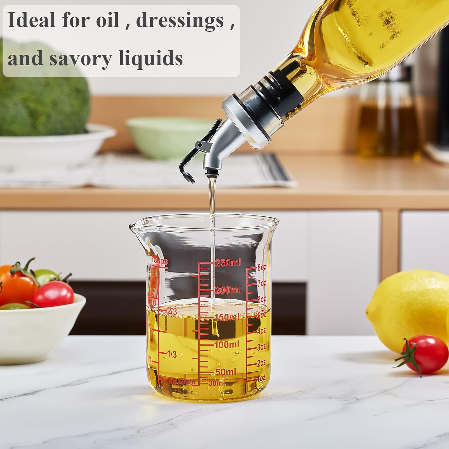 Ackers Glass Measuring Cup 1 C - Kitchen Baking Essentials avaliação e preço