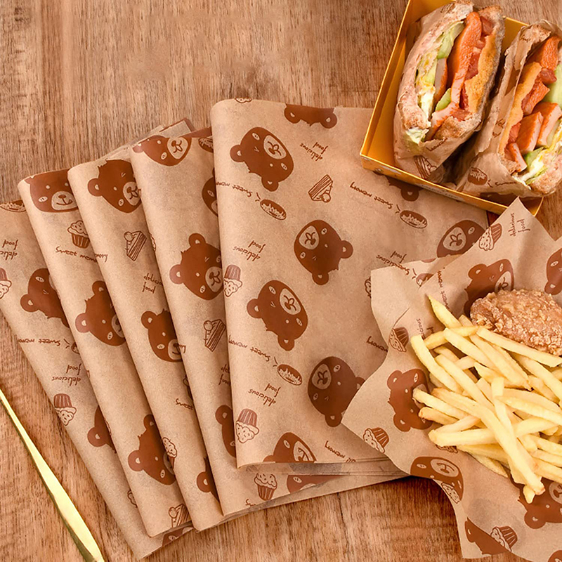 50pcs Sandwich Packaging Paper - Kitchen Roll Baking avaliação e preço