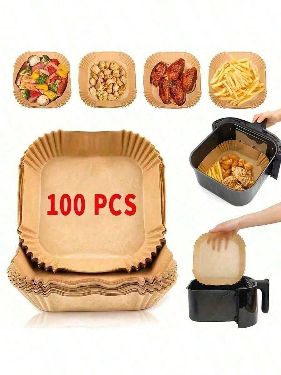100pcs, Square Disposable Air  - Kitchen Baking Essentials avaliação e preço