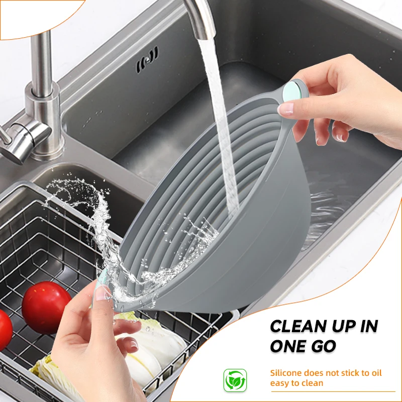1PC Silicone Foldable Banneton - Proofing Basket Banneton avaliação e preço