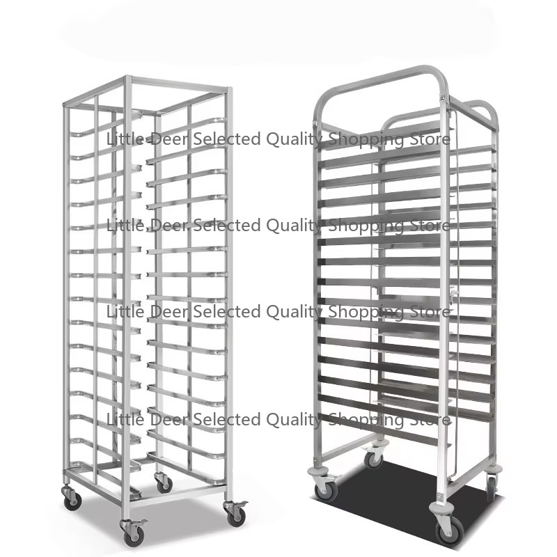 6 10 15 16 Tiers Stainless Ste - Kitchen Baking Trolley avaliação e preço