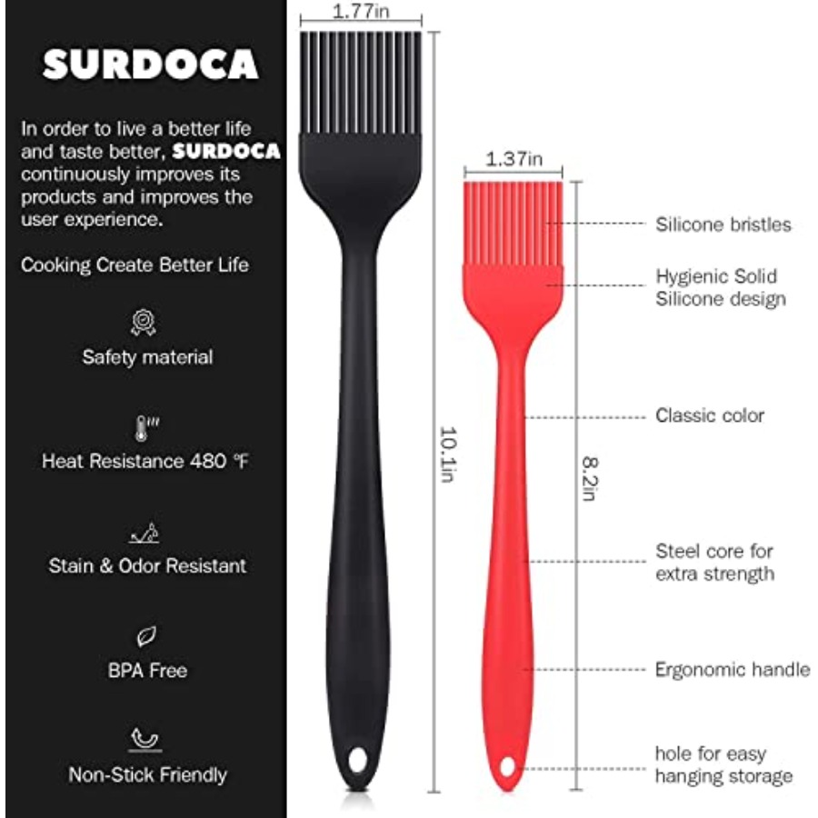 Silicone Pastry Basting Brush  - Pastry Brush Silicone avaliação e preço