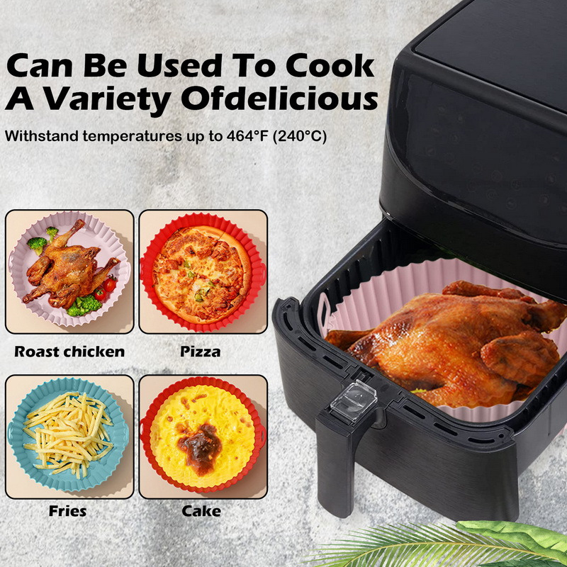 Air Fryer Silicone Liners Bask - Kitchen Oven Baking Pans avaliação e preço