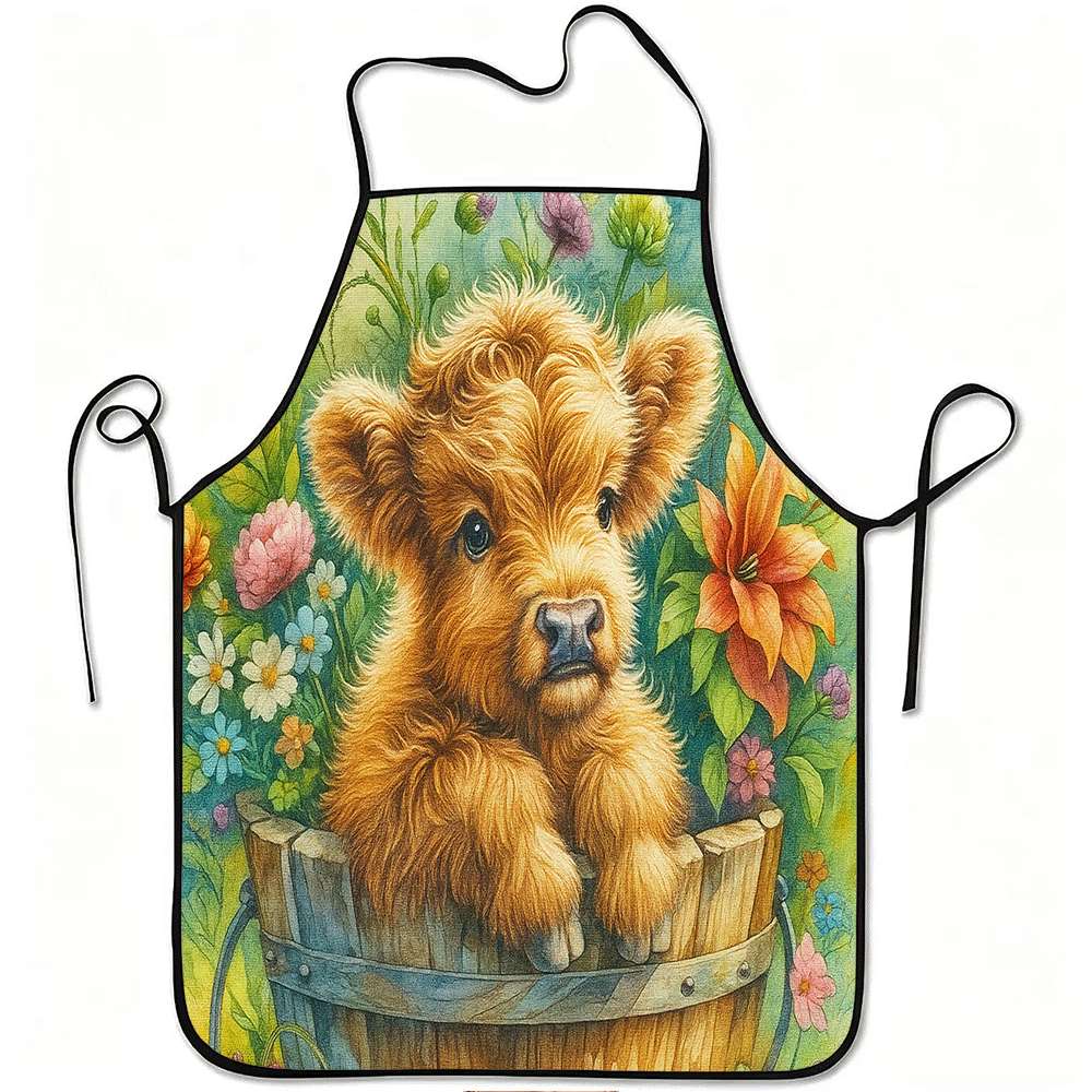 1 Piece of Country-Style Apron - Kitchen Baking Gift Ideas avaliação e preço