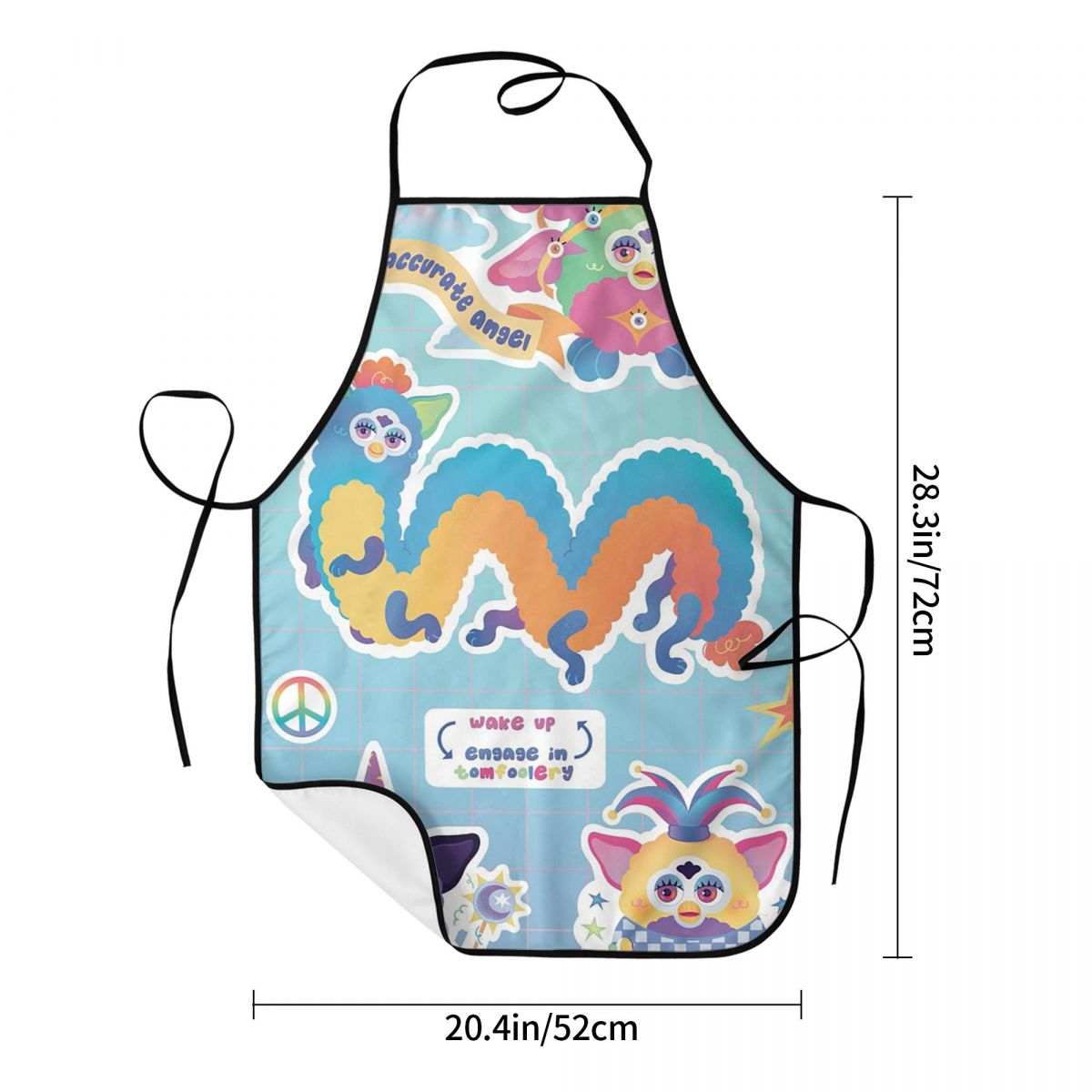 Nightmare Furby Cartoon Aprons - Kitchen Nightmares Baking avaliação e preço
