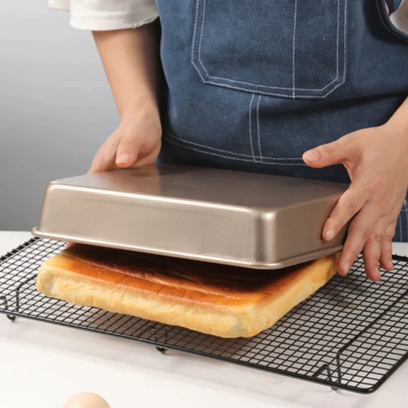 Rectangle Carbon Steel Cake Ba - Kitchen Oven Baking Pans avaliação e preço