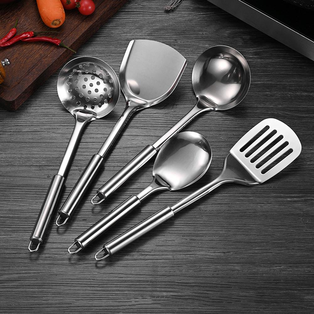 5PCS/SET Stainless Steel Pract - Offset Spatula Set avaliação e preço