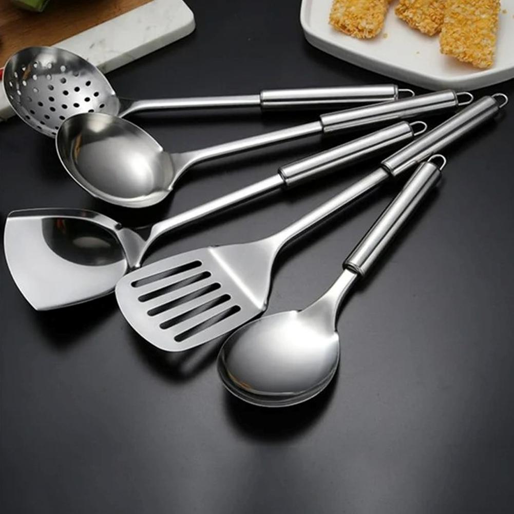 5PCS/SET Stainless Steel Pract - Offset Spatula Set avaliação e preço