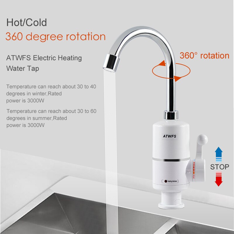 ATWFS Tankless Electric Newest - Kitchen Baking Mixer avaliação e preço