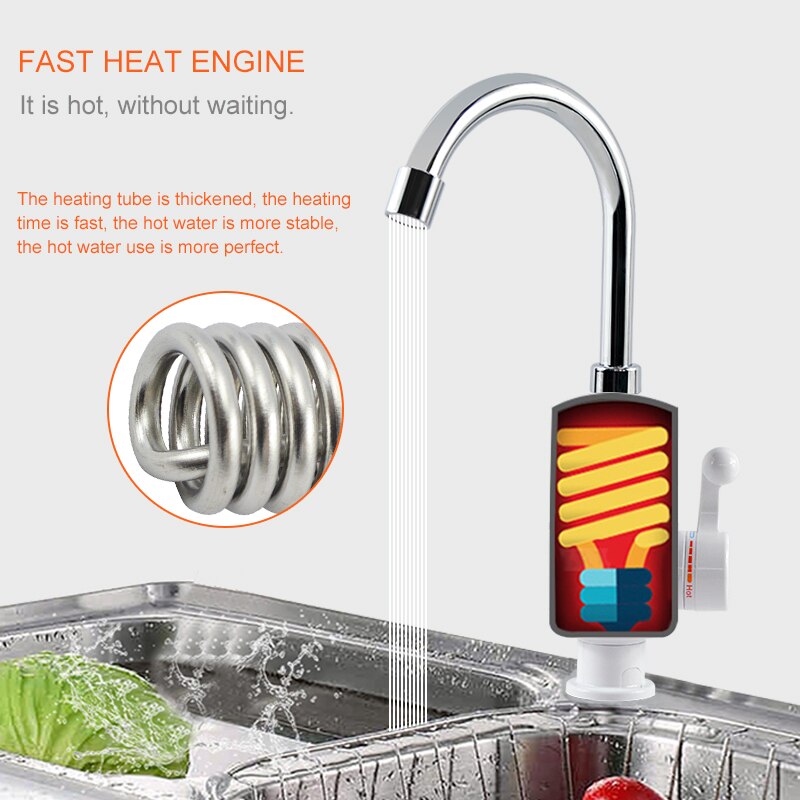 ATWFS Tankless Electric Newest - Kitchen Baking Mixer avaliação e preço