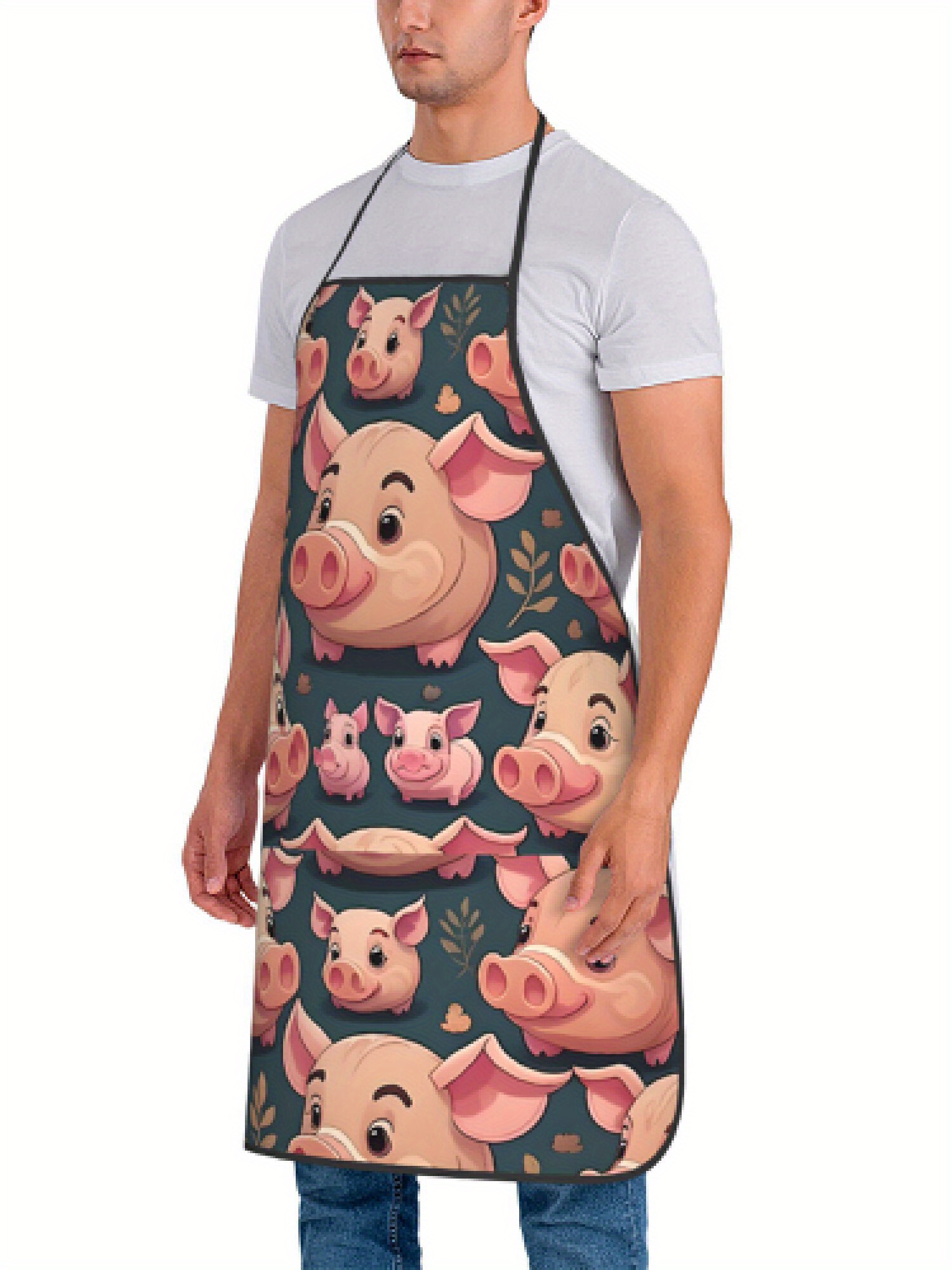 1 Piece Retro Pink Pig Design  - Kitchen Baking Gift Ideas avaliação e preço