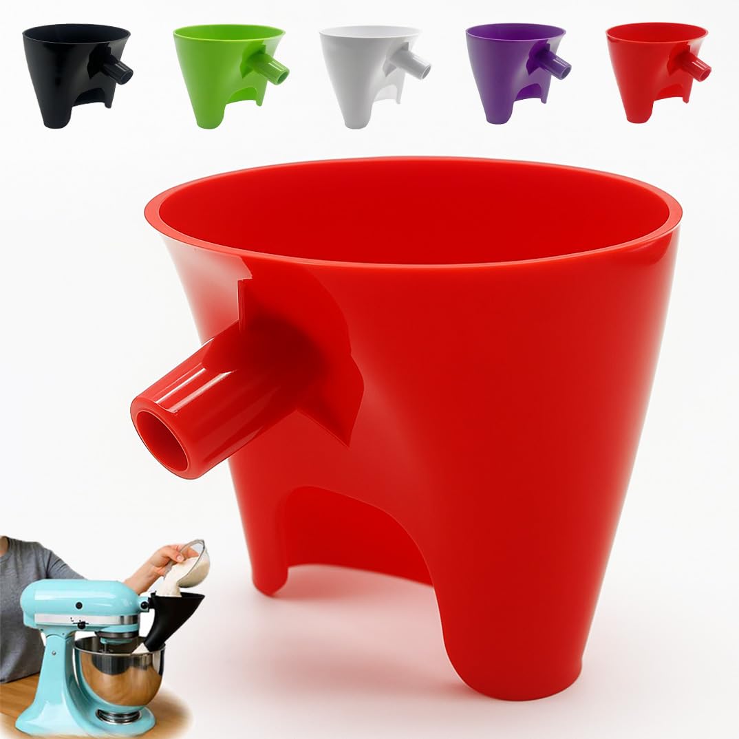 Flour Funnel for Kitchen Aid M - Kitchen Baking Mess avaliação e preço