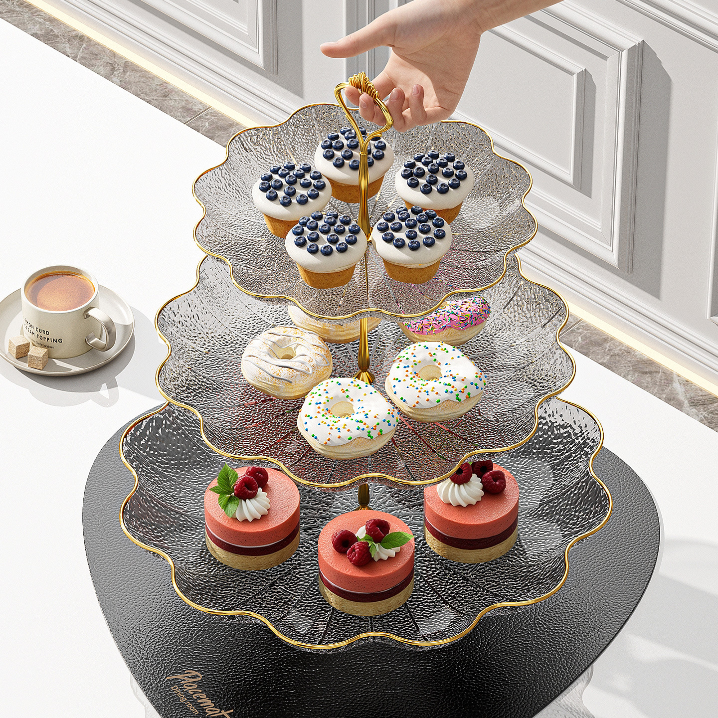 Light Luxury Fruit Plate, Mult - Cake Board Round avaliação e preço