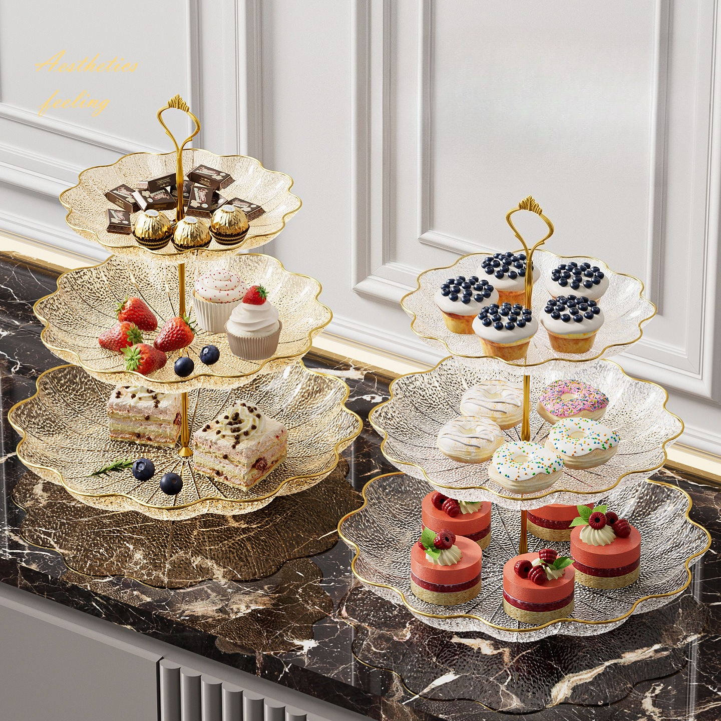 Light Luxury Fruit Plate, Mult - Cake Board Round avaliação e preço