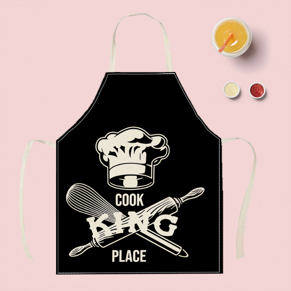 1pc Cook King Place Apron Line - Kitchen Roll Baking avaliação e preço