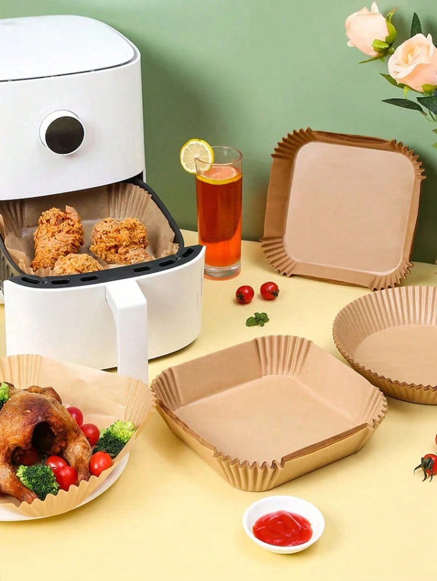 100PCS Disposable Air Fryer Li - Kitchen Baking Essentials avaliação e preço