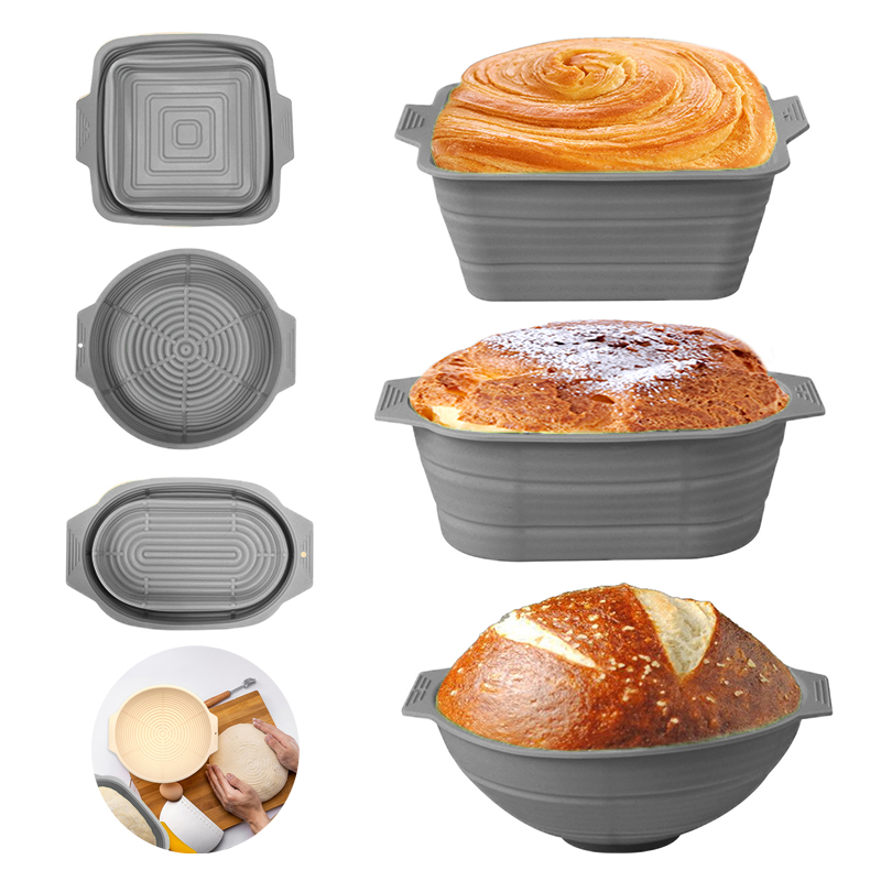 Collapsible Silicone Bread  No - Proofing Basket Banneton avaliação e preço