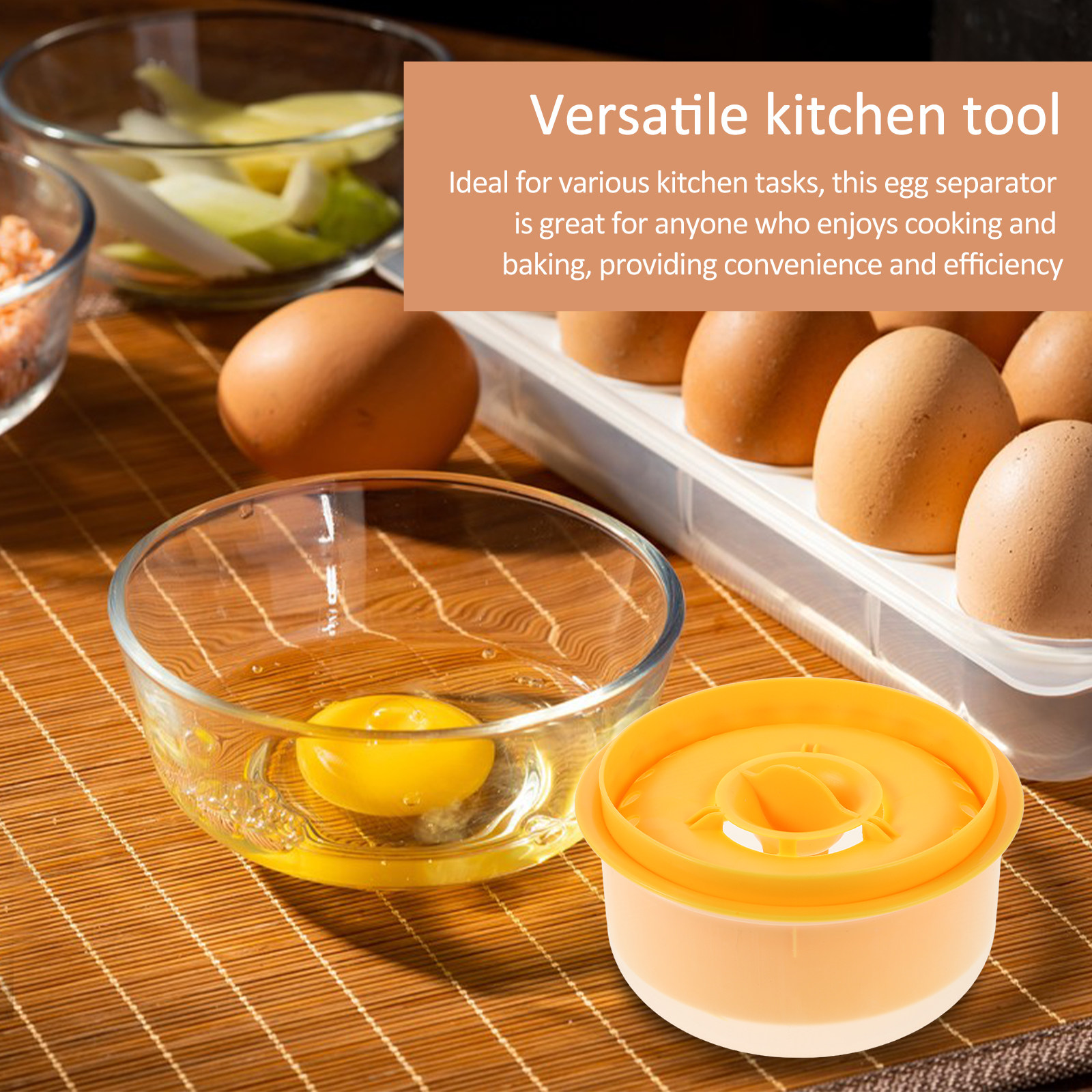 Egg Yolk White Separator Tool  - Kitchen Baking Mess avaliação e preço