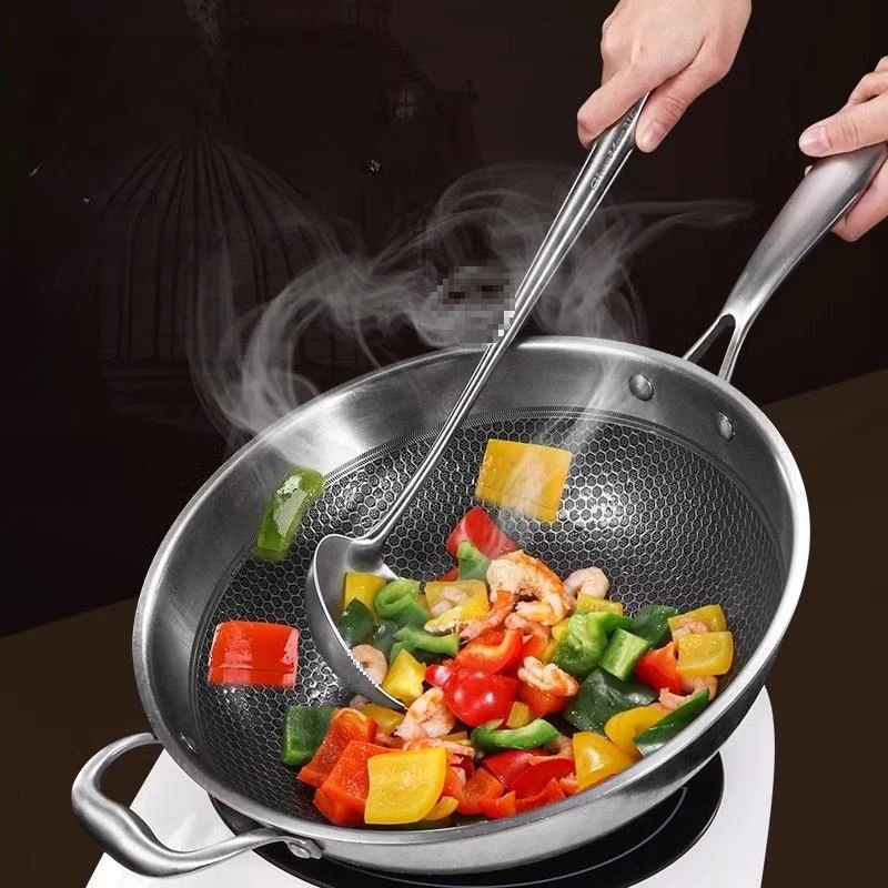 316 Stainless Steel Wok Spatul - Offset Spatula Set avaliação e preço