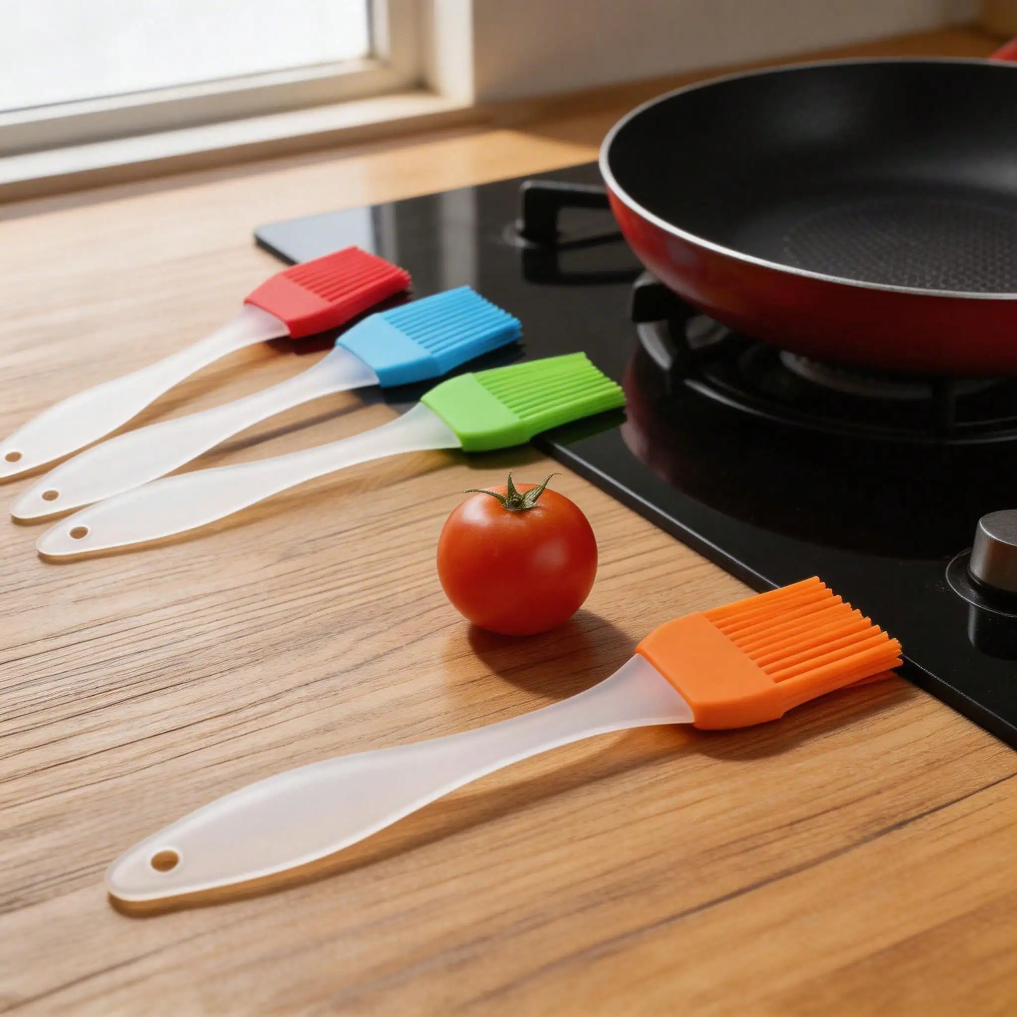 Multipurpose 4-Piece Silicone  - Pastry Brush Silicone avaliação e preço