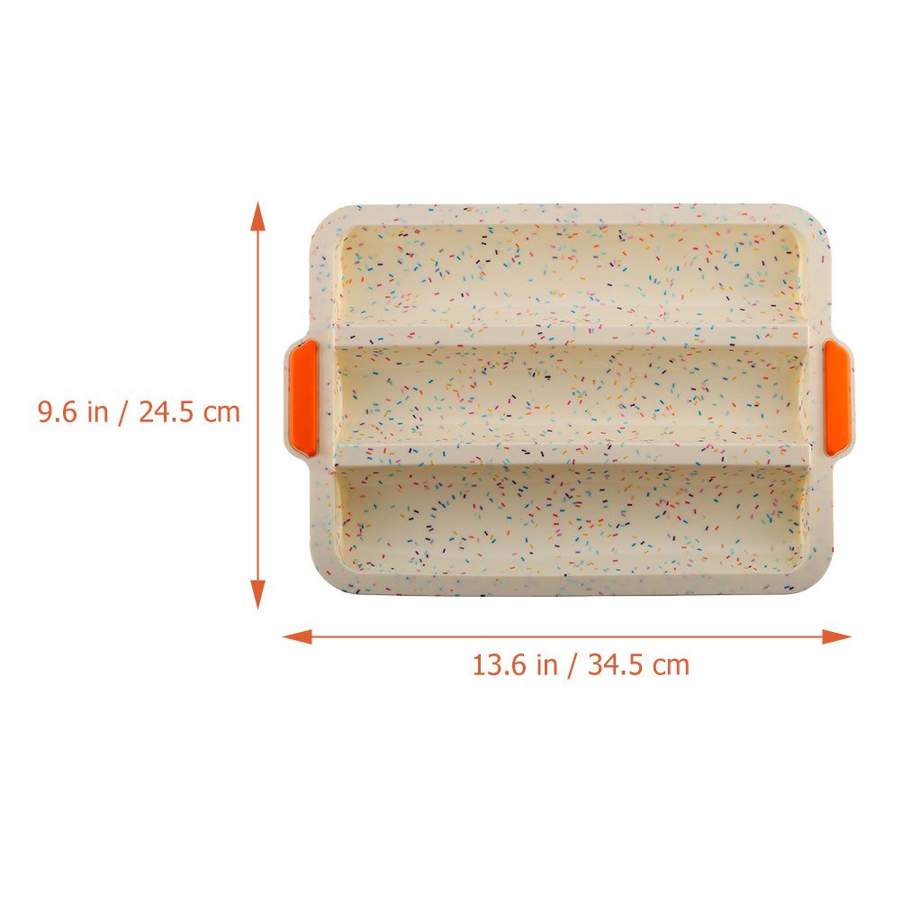 Silicone French Bread Mold 3 S - Baking Kitchen At Home avaliação e preço