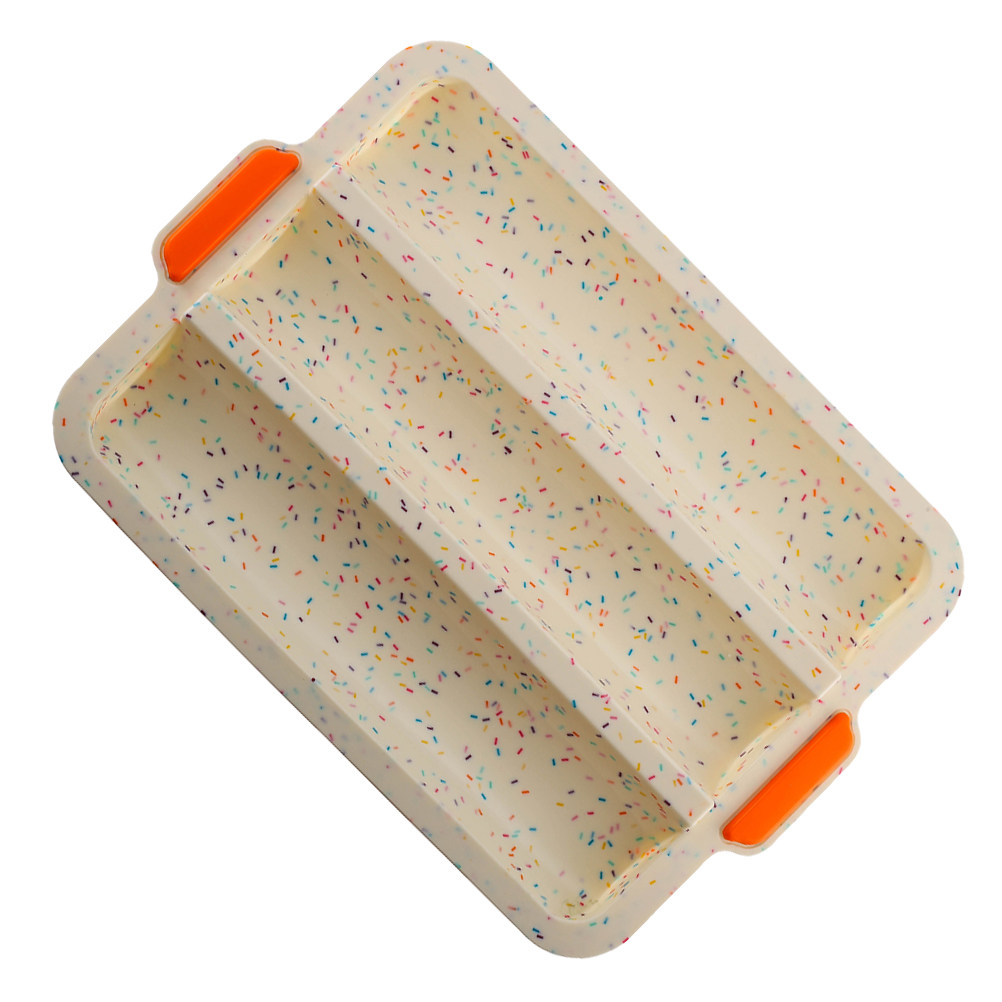 Silicone French Bread Mold 3 S - Baking Kitchen At Home avaliação e preço