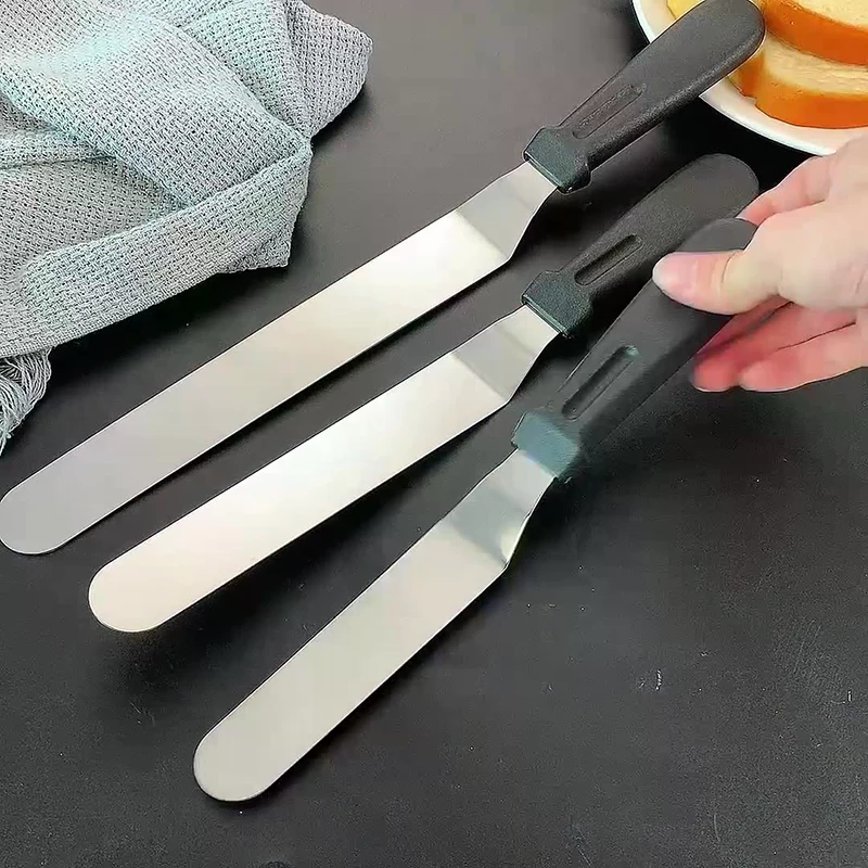 Stainless Steel Cream Spatula  - Offset Spatula Set avaliação e preço