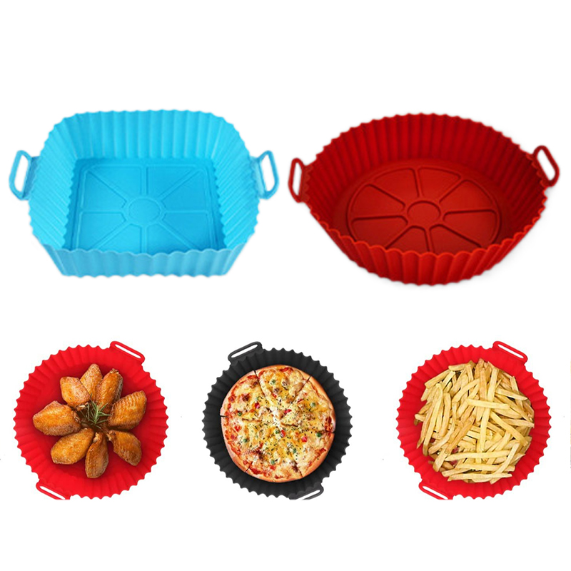 Silicone Fryer Mold Air Fryer  - Kitchen Oven Baking Pans avaliação e preço