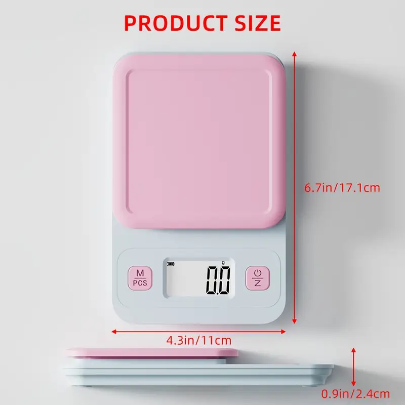 Kitchen Scale with Lcd Display - Kitchen Baking Essentials avaliação e preço