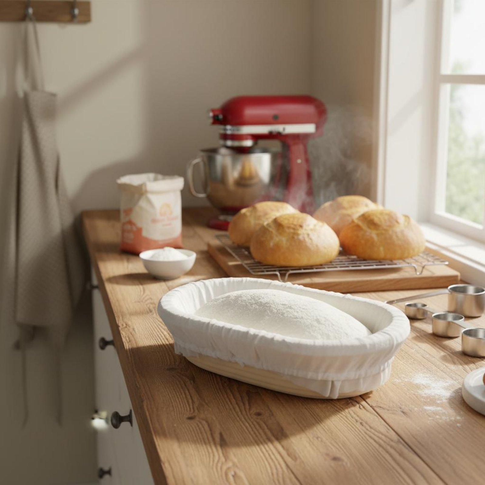 Bread Proofing Basket Biodegra - Proofing Basket Banneton avaliação e preço