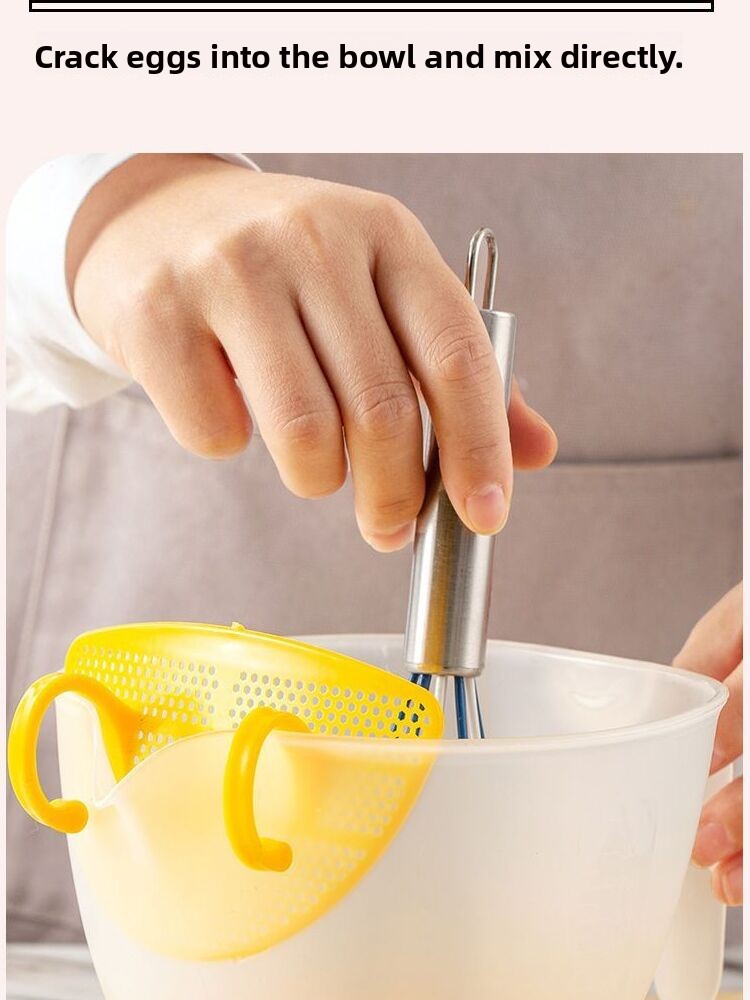 Kitchen Egg Liquid Filter Bowl - Kitchen Baking Mixer avaliação e preço