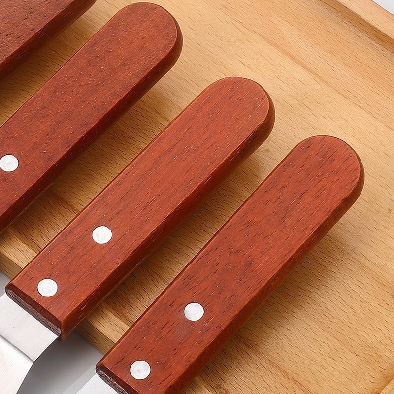 4/6/8/10/12Inch Stainless Stee - Offset Spatula Set avaliação e preço